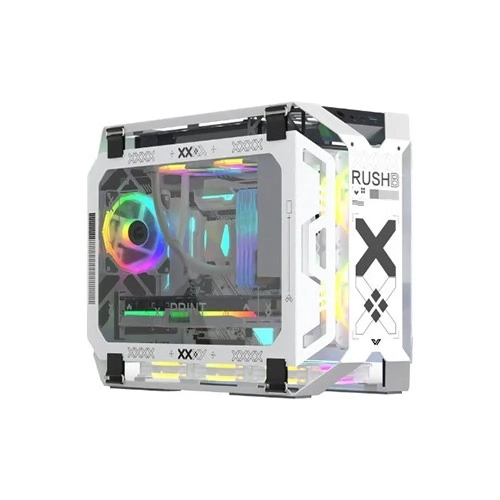 Value-Top X-Era Mloong Series Print Stream Open-Frame Gaming Case (White)